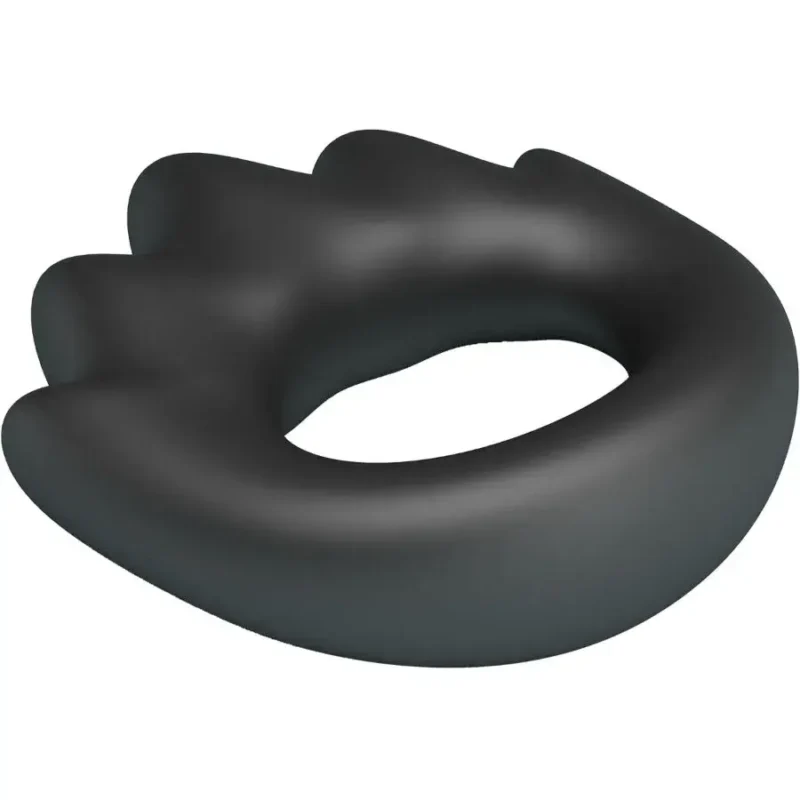 Anello per pene in silicone nero ‘Habert’ CRAZY BULL