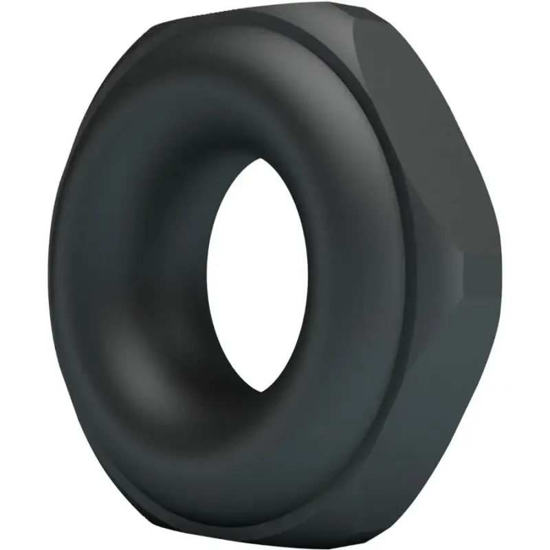 Anello per pene in silicone nero ‘Jarvius’ CRAZY BULL