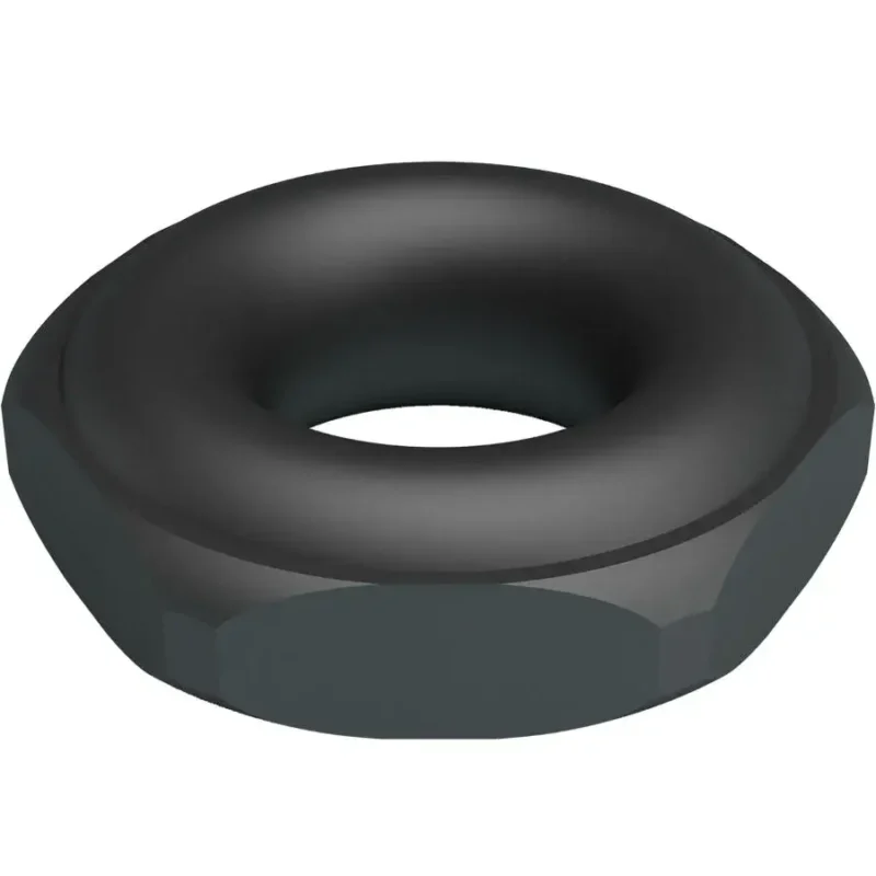 Anello per pene in silicone nero ‘Jarvius’ CRAZY BULL