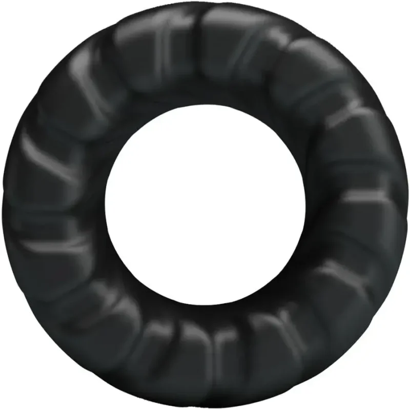 Anello per pene in silicone nero ‘Jerico’ CRAZY BULL