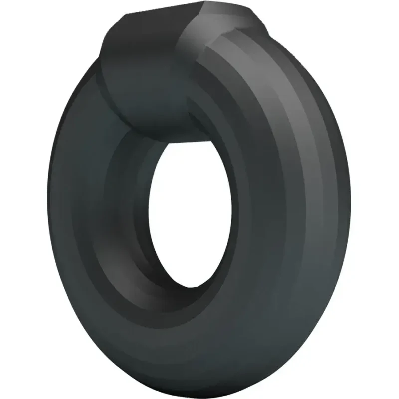 Anello per il pene in silicone nero ‘Kayke’ CRAZY BULL