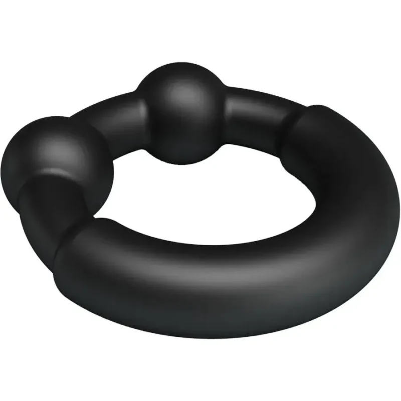 Anello per il pene in silicone nero ‘Meco’ CRAZY BULL