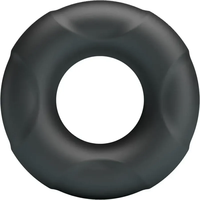 Anello per il pene in silicone nero ‘Arvell’ CRAZY BULL