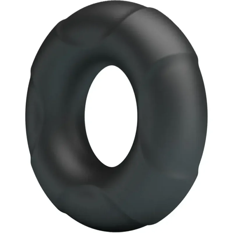 Anello per il pene in silicone nero ‘Arvell’ CRAZY BULL