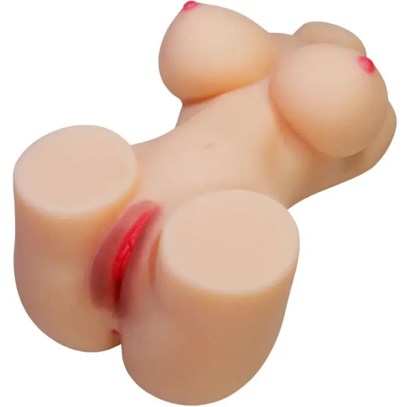 Masturbatore realistico con torso femminile con seno, vagina e ano ‘Hetty’ CRAZY BULL