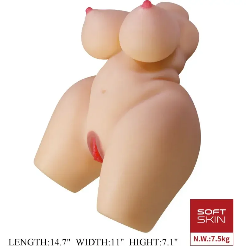 Torso femminile realistico con vagina e ano ‘GRACE’ CRAZY BULL