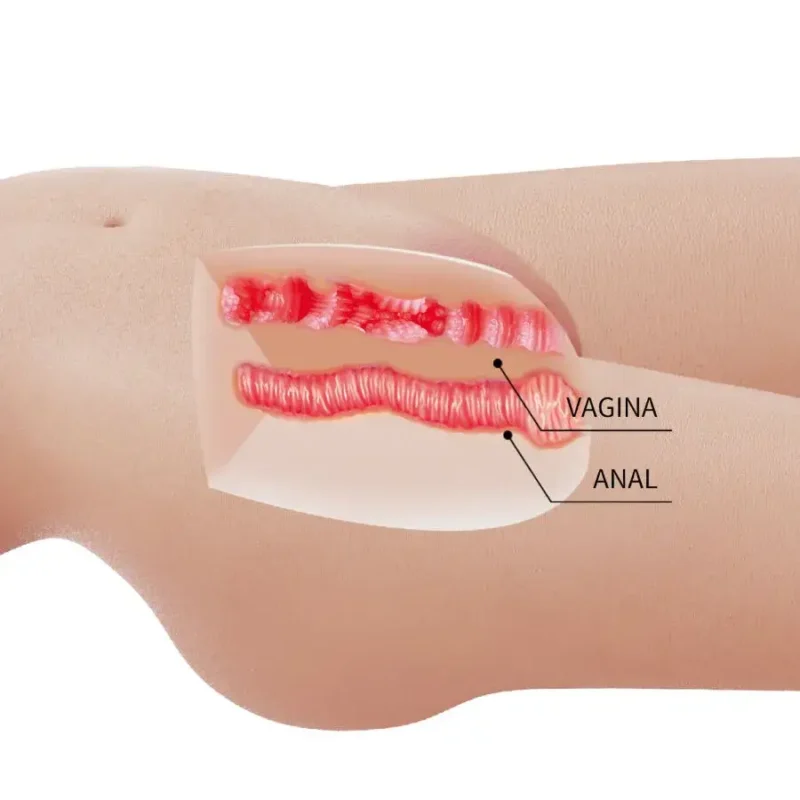 Torso realistico femminile con vagina e ano ‘Mia’ CRAZY BULL