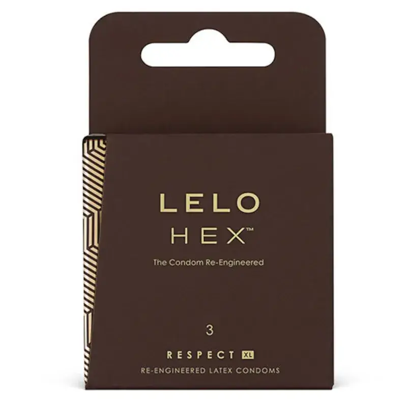 3 Preservativi XL LELO HEX RESPECT