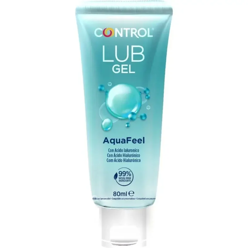 Gel lubrificante con acido ialuronico 80 ml ‘AquaFeel’ CONTROL