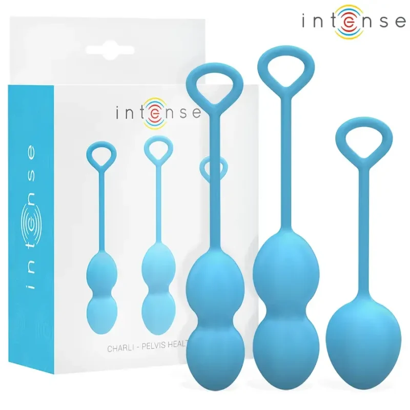 Kit palline di Kegel azzurre ‘CHARLI’ INTENSE