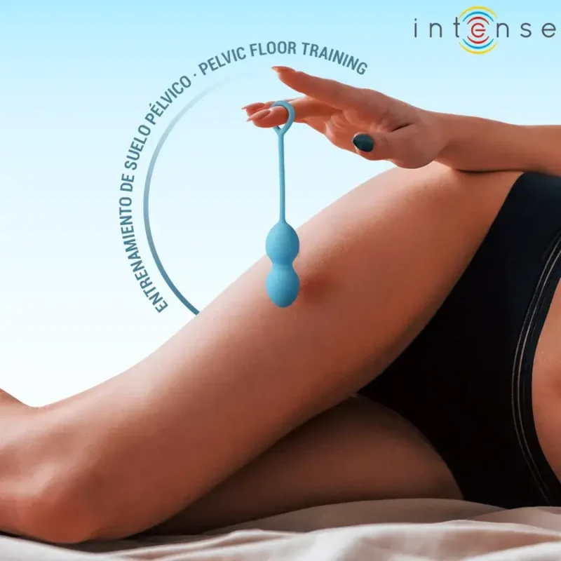 Kit palline di Kegel azzurre ‘CHARLI’ INTENSE