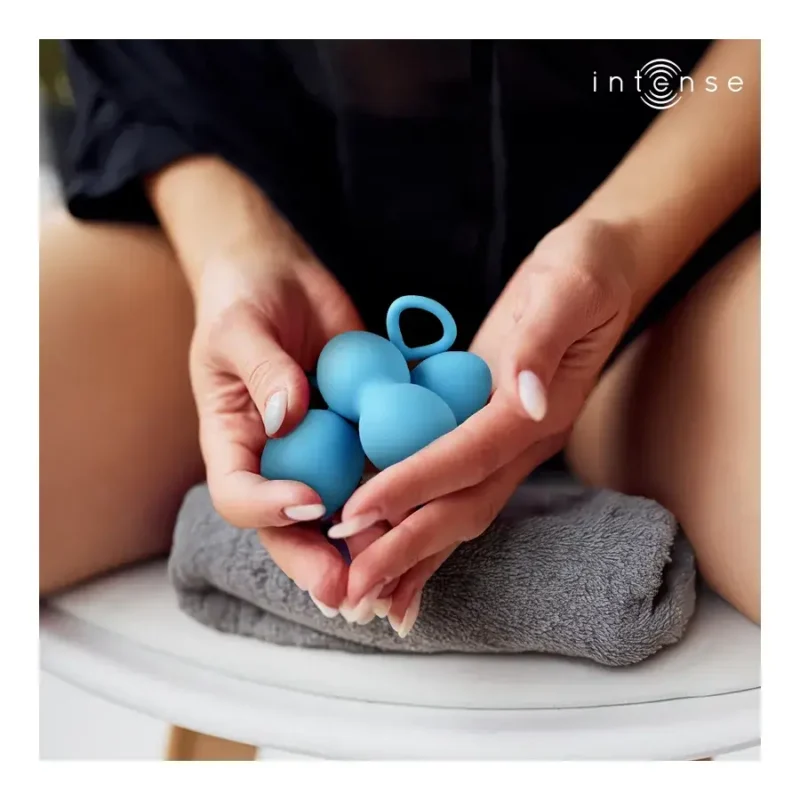 Kit palline di Kegel azzurre ‘CHARLI’ INTENSE