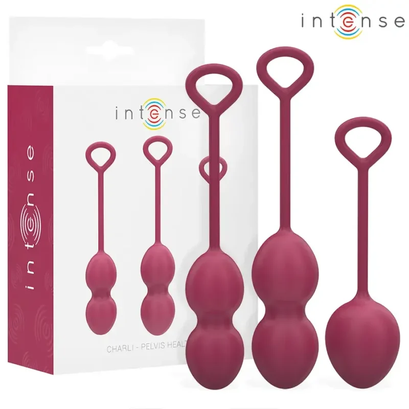 Kit palline di Kegel bordeaux ‘CHARLI’ INTENSE