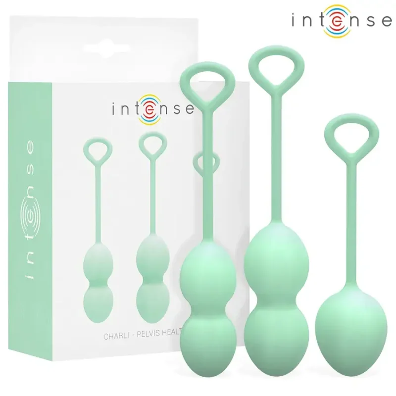 Kit palline di Kegel verdi ‘CHARLI’ INTENSE
