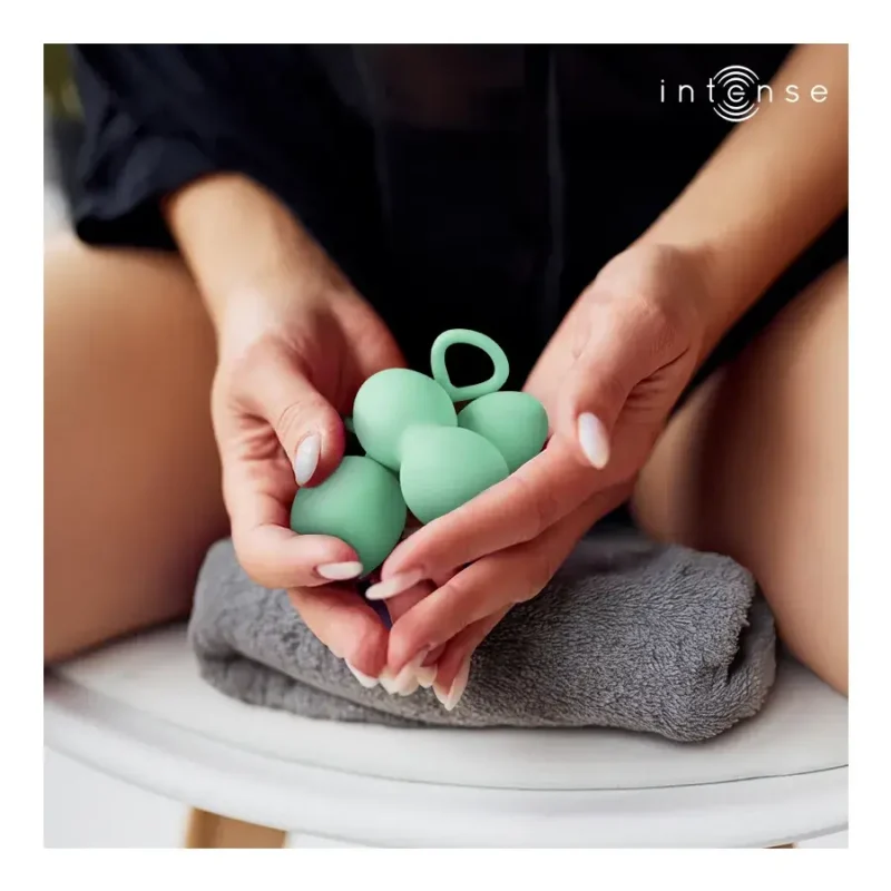 Kit palline di Kegel verdi ‘CHARLI’ INTENSE