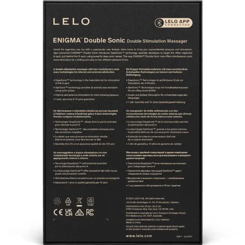 LELO ENIGMA™ Double Sonic Viola