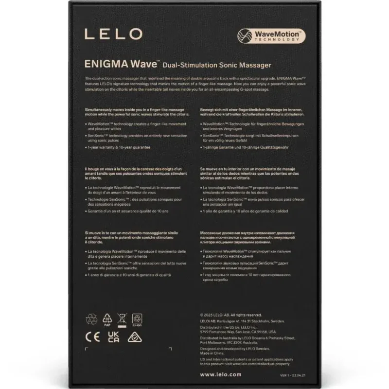 LELO ENIGMA™ Wave Nero