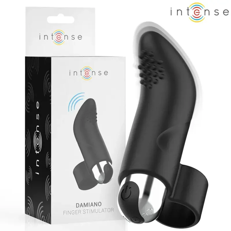 Stimolatore vibrante da dito ricaricabile ‘DAMIANO’ INTENSE