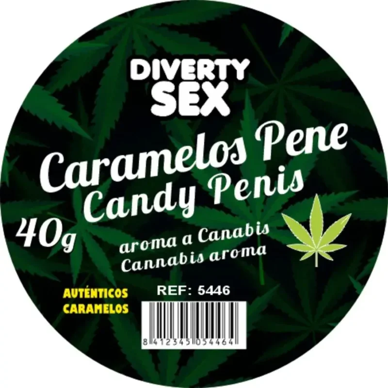 20 Caramelle alla Cannabis a forma di pene DIVERTY SEX