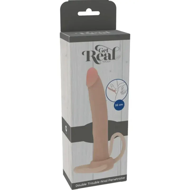 Dildo per la penetrazione anale da 16 cm GET REAL