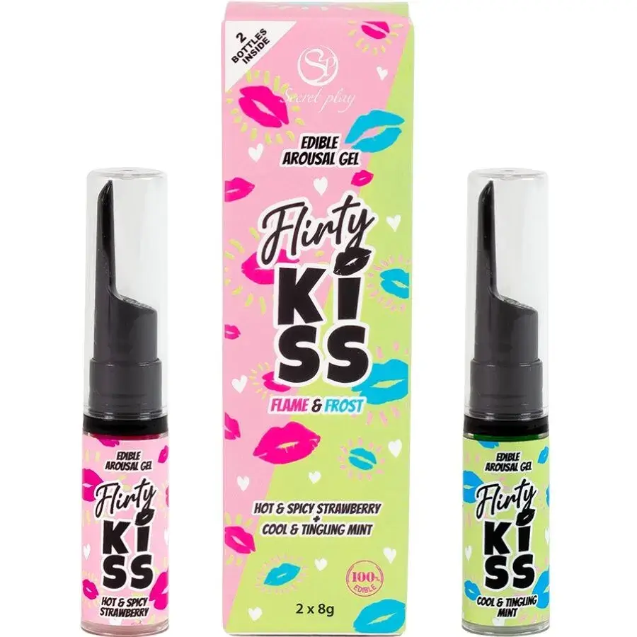 Gel orale Fragola e Menta ‘Flirty KISS’ SECRETPLAY