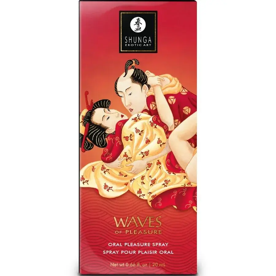 Spray orale alla fragola 20 ml ‘WAVES PLEASURE’ SHUNGA