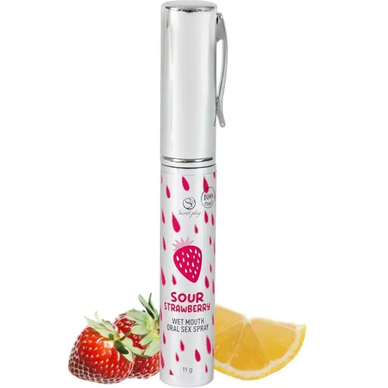 Spray per il sesso orale alla fragola acida SECRETPLAY