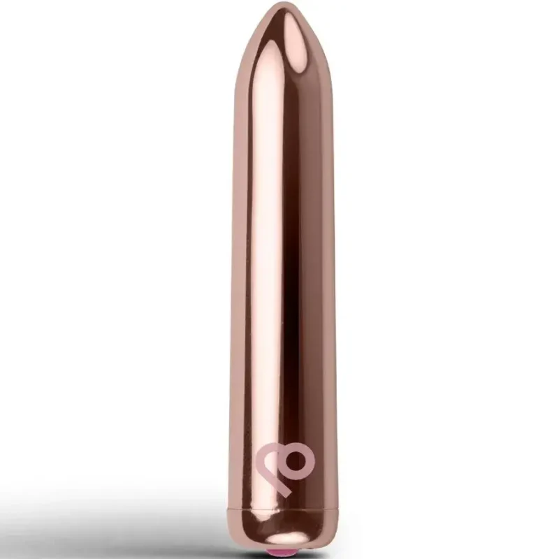 Vibratore bullet ricaricabile oro rosa ROCKS-OFF