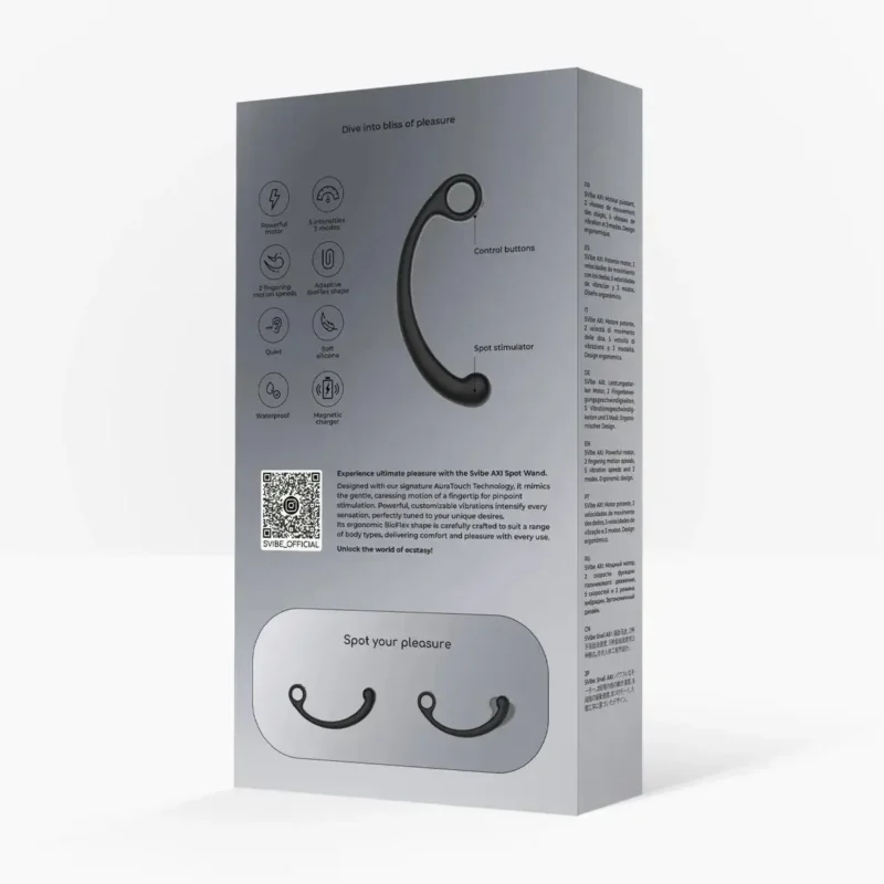 Vibratore da dito nero AXI SVibe