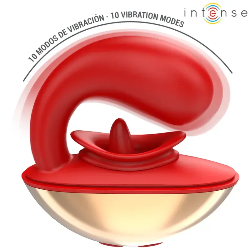 Vibratore per il punto G con lecca clitoride ‘MARIAH’ INTENSE