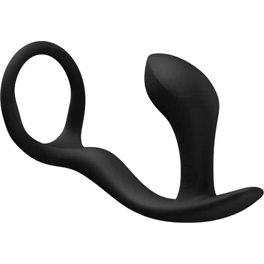 Anello per pene con plug anale nero ‘BOOTIE RING’ FUN FACTORY