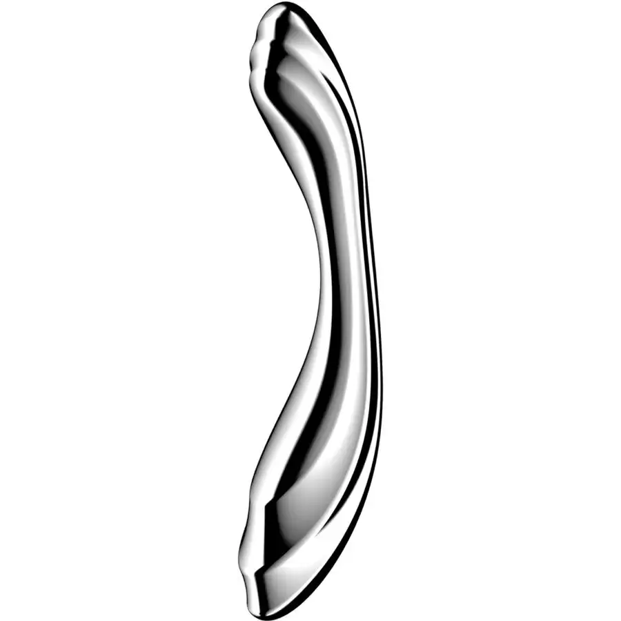 Dildo in acciaio inox a doppia estremità ‘Pure Gravity 2’ SATISFYER
