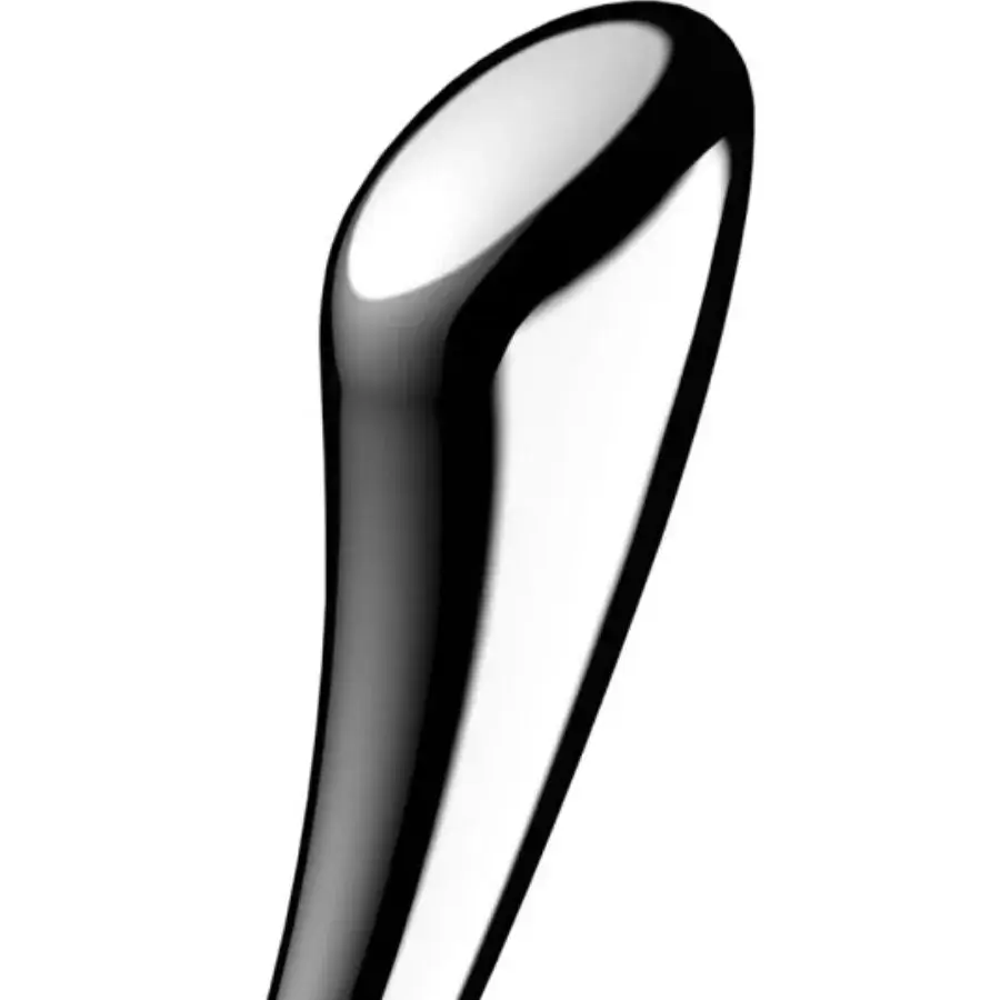 Dildo a doppia estremità in acciaio inox Cosmic Crest 1 SATISFYER