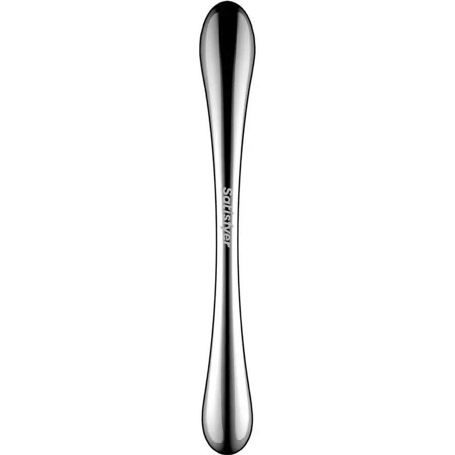 Dildo a doppia estremità in acciaio inox Cosmic Crest 1 SATISFYER