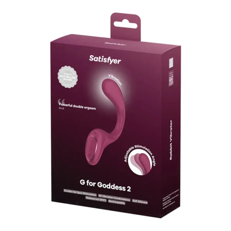 G for Goddess 2 bordeaux, il vibratore Satisfyer per il punto G