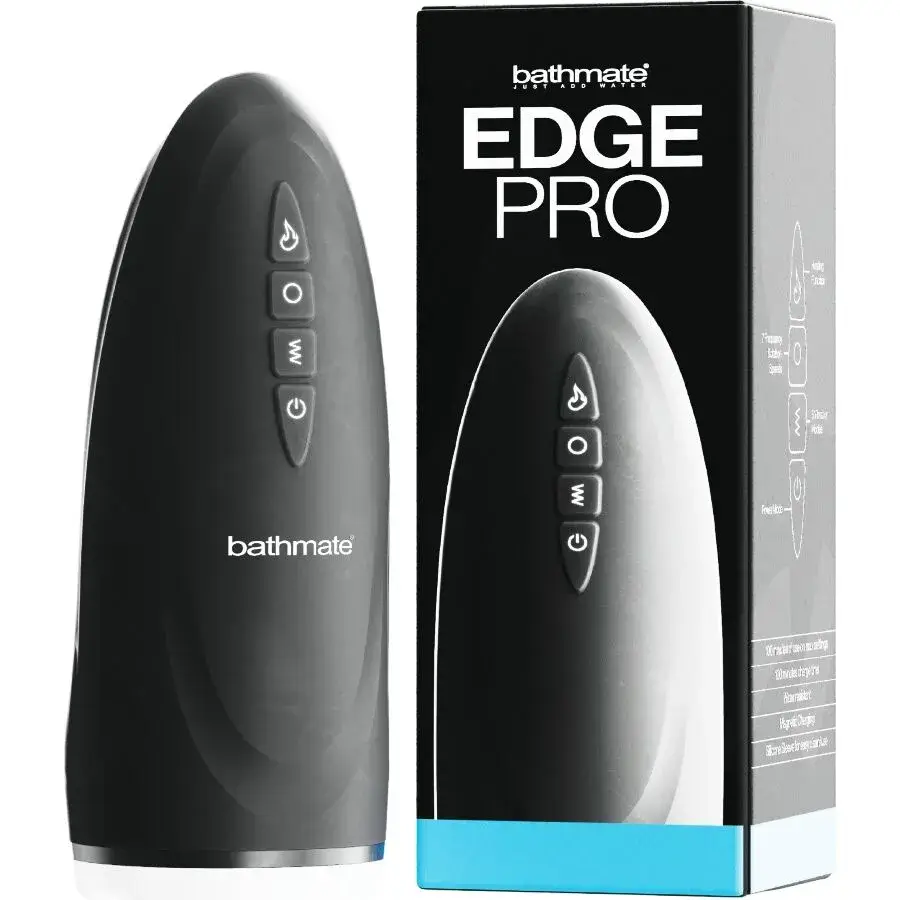 Masturbatore da uomo vibrante e rotante ‘EDGE PRO’ BATHMATE