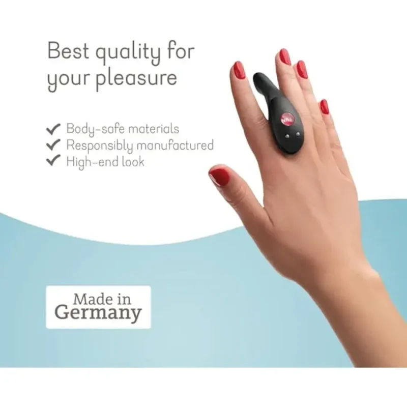 Vibratore da dito nero BE ONE di FUN FACTORY