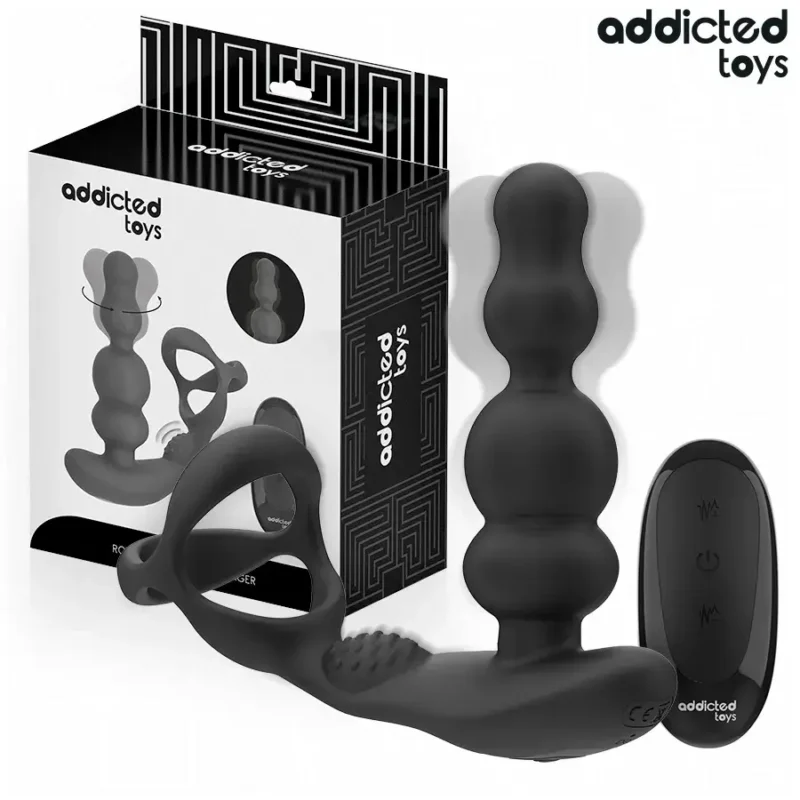 Vibratore prostatico rotante con telecomando ADDICTED TOYS