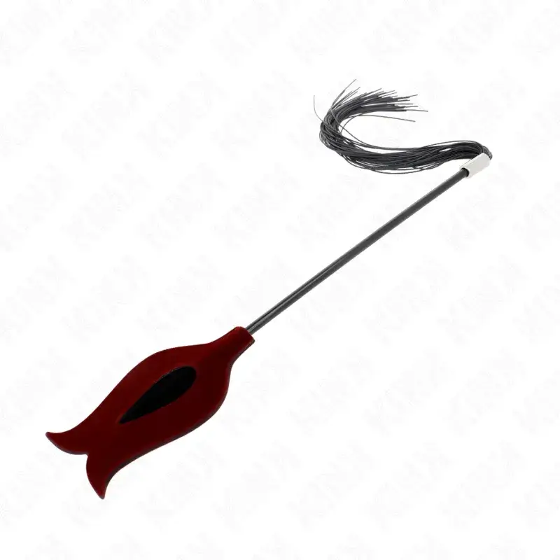 Sculacciatore a forma di tulipano e frustino da 36 cm KINK