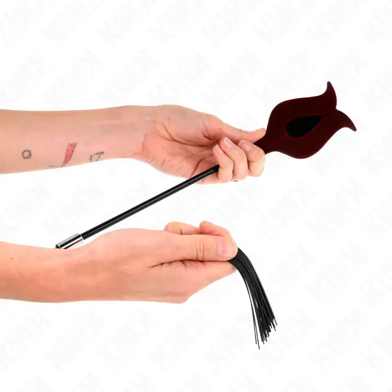 Sculacciatore a forma di tulipano e frustino da 36 cm KINK