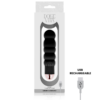 DOLCE VITA - VIBRATORE RICARICABILE SEI NERO 7 VELOCITÀ - immagine 3