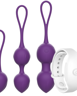 Set di palline vibranti con telecomando e tecnologia WatchMe REWOBEADS REWOLUTION