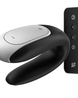 VIBRATORE SATISFYER DOPPIO DIVERTIMENTO PARTNER – NERO