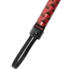 Frusta flogger in pelle vegana con manico rosso BEGME FETISH - immagine 4