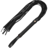 Frusta flogger in pelle nera vegana da 28 cm COQUETTE CHIC DESIRE - immagine 2