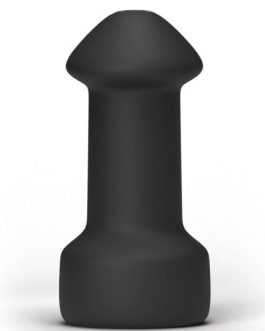 Masturbatore maschile da 17 cm ‘Hook-Up’ ALL BLACK