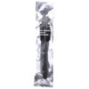 ALL BLACK - DOCCIA ANALE RIGATA IN SILICONE 27 CM - immagine 2