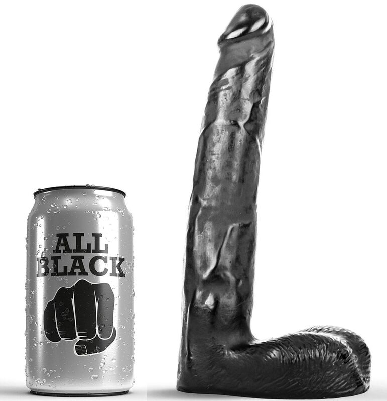 ALL BLACK – DILDO REALISTICO 21 CM