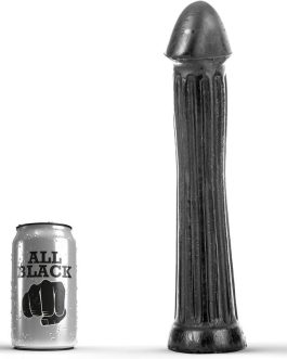 Maxi dildo nero in PVC 31cm x Ø 6 cm ALL BLACK