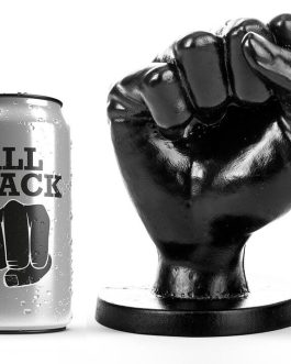 Pugno anale da 14 cm per fisting ALL BLACK